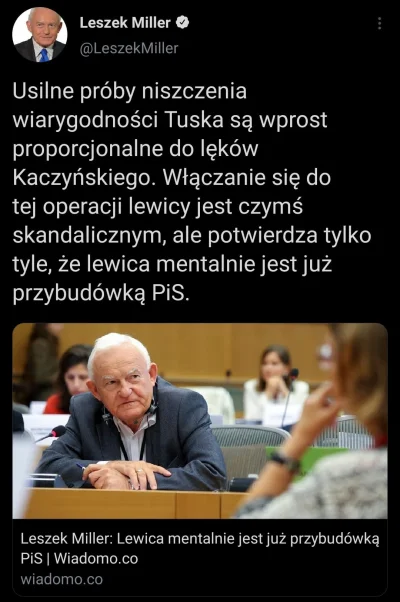 CipakKrulRzycia - #bekazlewactwa #razem #polityka #polska #bekazpisu 
#miller