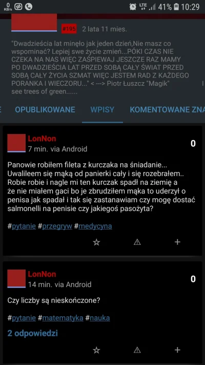 Zarzutkkake - @LonNon nie wiem jak odpowiedzieć gościowi, który wstawia takie wpisy (...