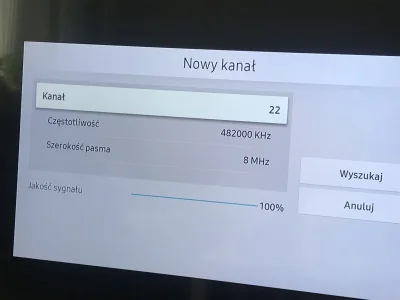 19po29 - Czy na samsungu serii 8 znajde TVP 4K? 
Jezeli tak to co tam wybrac w reczny...