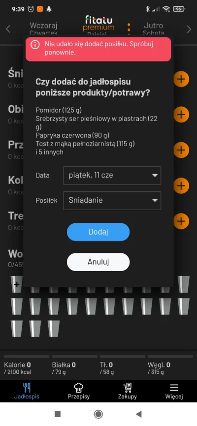 dobry_programista - Czy u Was też jest problem z udostępnianiem posiłków w #fitatu? J...