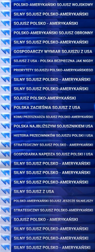 FlasH - Ostatni pasek o silnym sojuszu polsko-amerykańskim był w #wiadomości #tvpis 3...