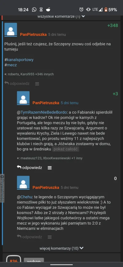 PanPietruszka - Tylu nas bylo myślacych 
#mecz