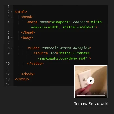 tomaszs - Czy wiesz, że wszystkie przeglądarki obsługują format MP4 i możesz stworzyć...