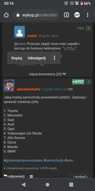 FejsFak - @jabadabadupka: wiadomo, że Alfa