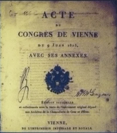 myrmekochoria - Pierwsza strona Kongresu Wiedeńskiego, 1815. Elity na tańczącym kongr...