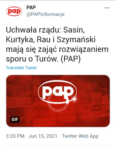 kanasta - Jestem spokojny.
Sprawe Sasin zalatwi.
( ͡° ͜ʖ ͡°)
#turow #polityka #pol...