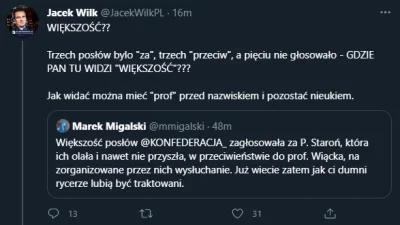 prawarekasorosa - Jacek Wilk znowu ma meltdown na twiterze. 


#neuropa #bekazpraw...