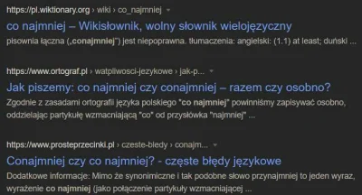 StaryWedrowiec - > conajmniej

@ymkzz: