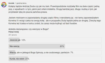 a.....n - To że kanał @koroluk ogląda elita intelektualna było wiadome, ale że jest a...