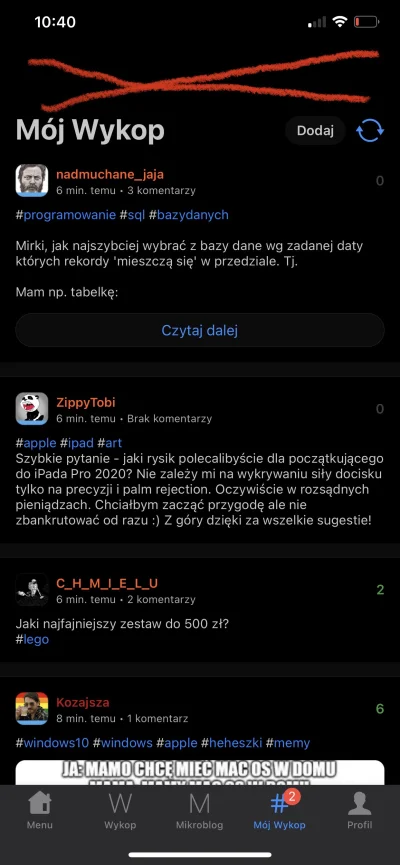 Kuriozal - @CodoDodoApps: da rade zeby widoki sie otwieraly z ta belka troche wyzej? ...