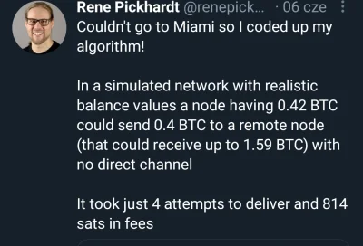 a.....d - Ale kisnę #bitcoin fanboj uważa że to sukces. 

Rozumiecie wysłanie 0.4 B...