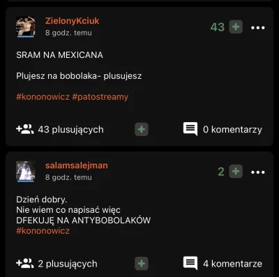 ZielonyKciuk - I tyle w temacie 

#kononowicz #patostreamy