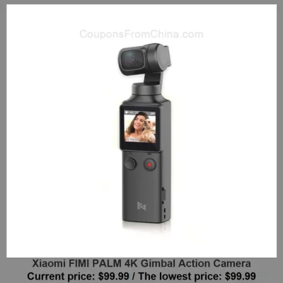 n____S - Xiaomi FIMI PALM 4K Gimbal Action Camera
Cena: $99.99 (najniższa w historii...