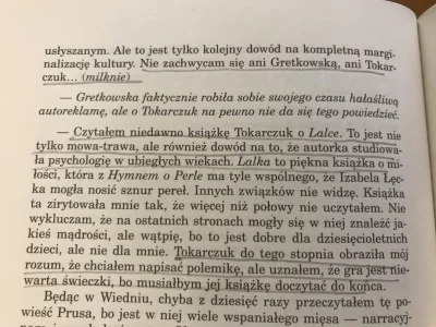 mrjetro - Stanislaw Lem o twórczości Olgi Tokarczuk i pani Gretkowskiej.
("Tako rzecz...