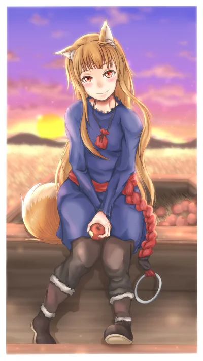 LatajacaPapryka512 - #holo #horo #spiceandwolf #ookamitokoushinryou #anime #randomani...