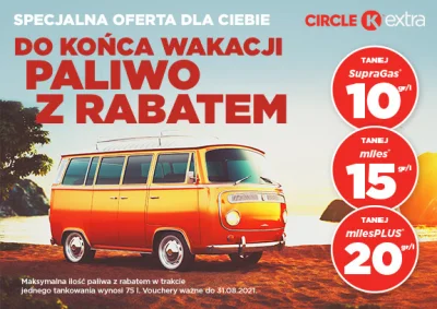Booking-Taniej - Rabaty na paliwo na stacjach #circlek - do 20 gr taniej na litrze!
...