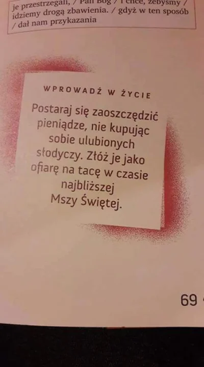 panczekolady - @Pudiczko: Polski parafianin edukowany jest już od małego.