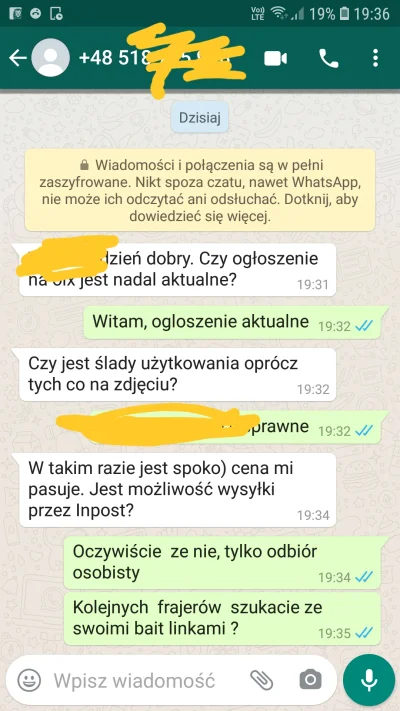 Marone29 - Ja #!$%@?...
Wstawiłem ogłoszenie na olx... w ciągu 5 minut 3 wiadomości ...