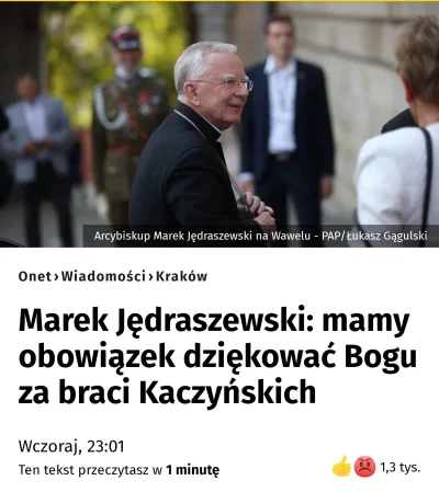 Jabby - Dzięki Ci Boże że dałeś nam braci Kaczyńskich. Dzięki Twej łasce, kraj ten je...