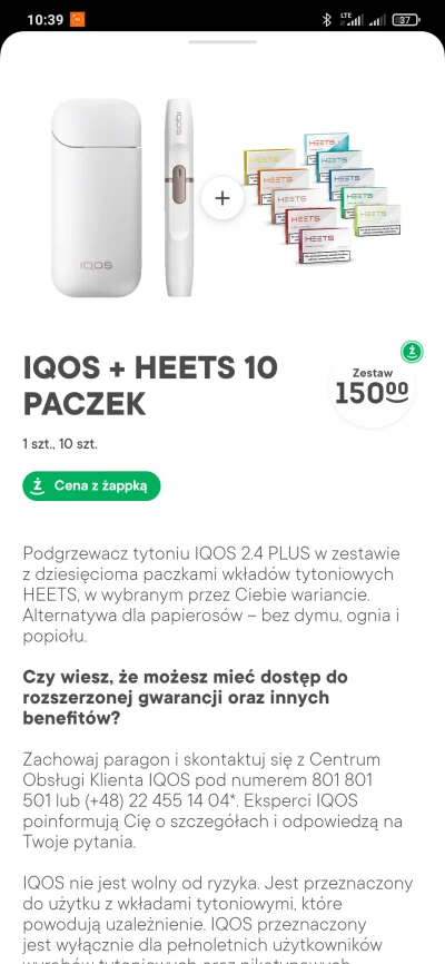 panbarnaba112 - @dejnadom: jest urządzenie za free i 10 paczek, tak wynika z prostej ...