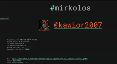 absstart - Zwycięzcą losowania jest:

@kawior2007

gratulacje!

https://mirkolo...