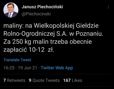 prawarekasorosa - Nie wiem jak wy, ale ja się wybieram na giełdę po 5 ton malin. 

...