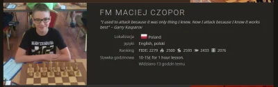 michalxd21 - @michalxd21: lekcje u takiego szczyla to nawet 60 zł