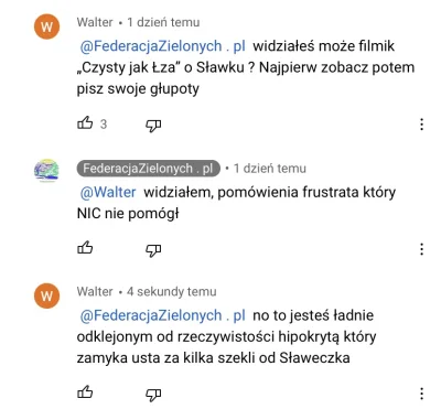 Walter1944 - Ciąg dalszy hipokryty, następnego ponad 40 letniego nieudacznika żerując...