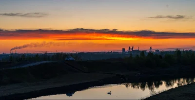 Masterczulki - 8:30 most Makoszowy nad Kłodnicą. Zrobiłem kiedyś tam fotkę.