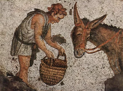 IMPERIUMROMANUM - Mozaika ukazująca karmionego osła

Niezwykle interesująca rzymska...