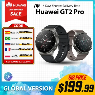 polu7 - HUAWEI Watch GT 2 Pro Smart Watch w cenie 186.99$ (714.08 zł) | Najniższa cen...