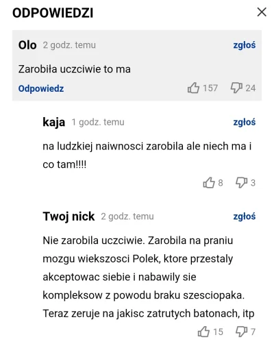 Pink_Koczkodan - Komentarze o #chodakowska. No nie jej wina, że (według komentujących...
