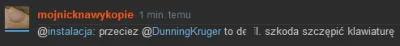 instalacja - Krugiś się zesrał (żadna nowość), więc informuję, że @mojnicknawykopie n...