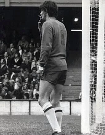 buffalosoldier82 - John Osborne, bramkarz West Bromwich Albion podczas meczu w 1972 r...