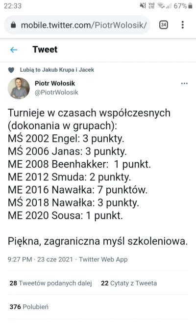 JPRW - Śliny braknie, by pluć na polskich dziennikarzy sportowych.
#mecz #reprezenta...
