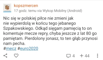 kopszmercen - > Szpak = Jonasz. Az dziw, ze jego mocodawcy z Woronicza jeszcze tego n...