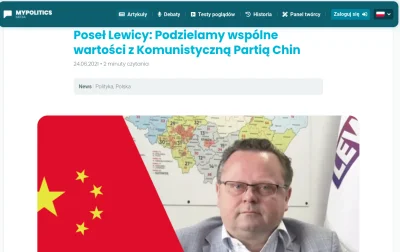 cyanoone - > Poseł Andrzej Szejna twierdzi m.in., że "idea Komunistycznej Partii Chin...