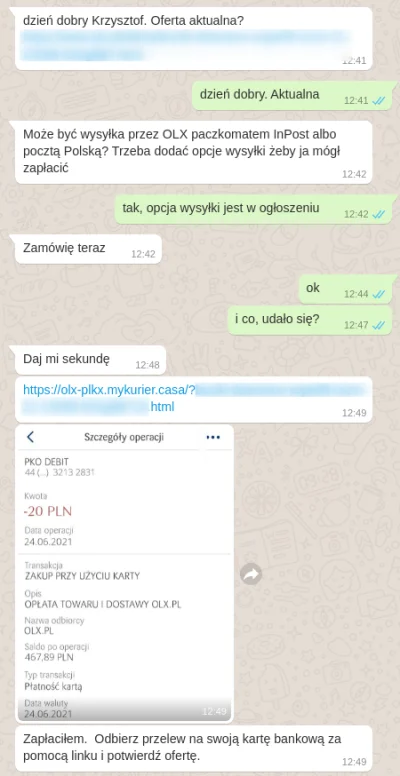 sowiq - Dawajcie pomysły jak pociągnąć dalej tę rozmowę.

#scam #olx