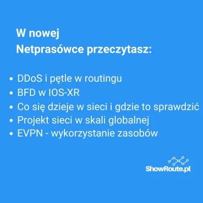 Showroute_pl - #netprasowka 
Już w poniedział rano wysyłamy nową Netprasówkę.
Jeśli...
