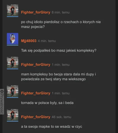 Mjj48003 - Ktoś tu się zesrał bo nie potrafi użyć logicznych argumentów w zwykłej dys...