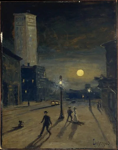 malakropka - New York at Night, 1910_