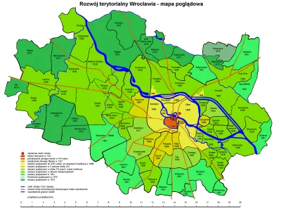 kaczoor - Rozwój terytorialny osiedli we Wrocławiu #wroclaw #ciekawostki