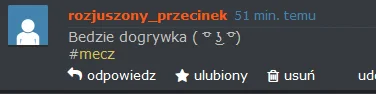 rozjuszony_przecinek - przewidziałem to ponad 50 min temu nikt nie wierzył 
#mecz