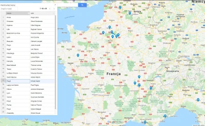 Cosipi - Mapa urodzeń piłkarzy reprezentacji Francji 
Z 26 powołanych na #euro2020 p...