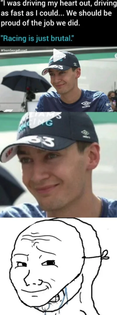 koralowiecc - Jerzy stał się żywym memem... (╯︵╰,) #f1