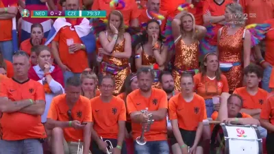 Minieri - Schick, Holandia - Czechy 0:2 
#golgif #mecz #euro2020