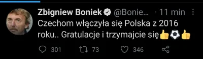 technojezus - Boniek, błazen już odlatuje.

Polska gra taki turniej raz na 100 lat ...
