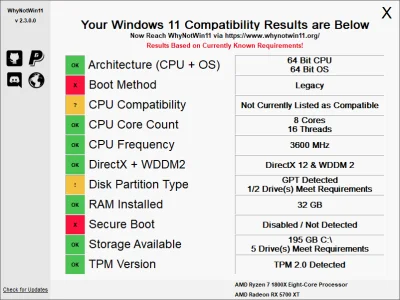 dziobnij2 - Zarówno mój PC jak i laptok z 2019 w pełni wspierają Windowsa 11. Nawet p...