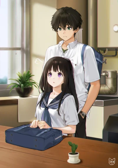 bakayarou - #randomanimeshit #hyouka #houtarouoreki #chitandaeru #parkianime #anime