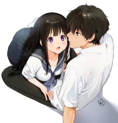 bakayarou - #randomanimeshit #hyuoka #houtarouoreki #chitandaeru #parkianime #anime